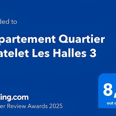Appartement Quartier Chatelet Les Halles 3 Free Netflix ปารีส ภายนอก รูปภาพ